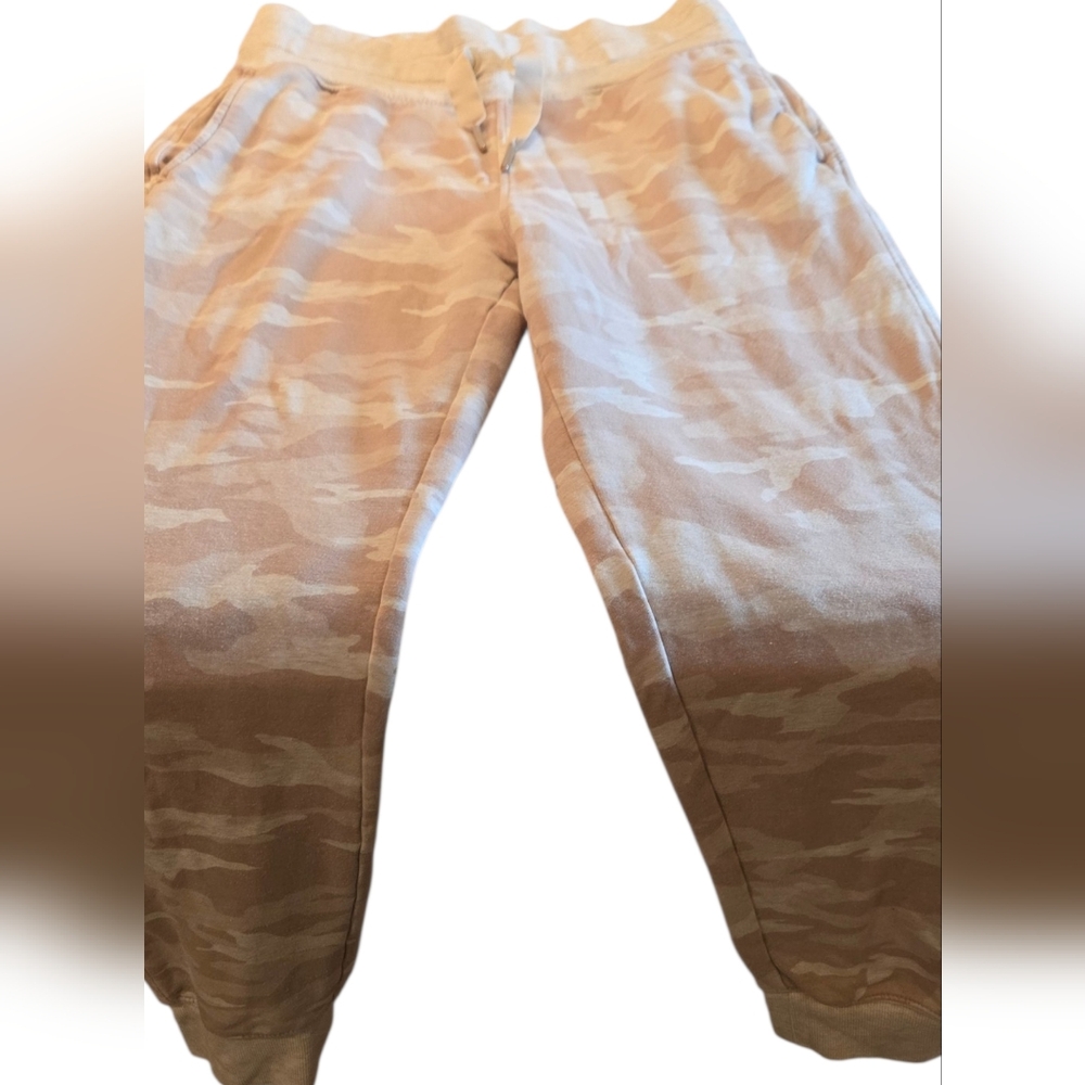 Athleta Balance Printed Jogger // Willow Abalone Grey Size Small